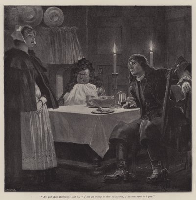 Ilustración para The Great North Road, de Robert Louis Stevenson de Richard Caton Woodville junior